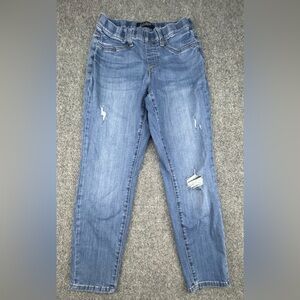 Judy Blue Pull On Jeggings Boyfriend Fit Size 5/27 Distressed
